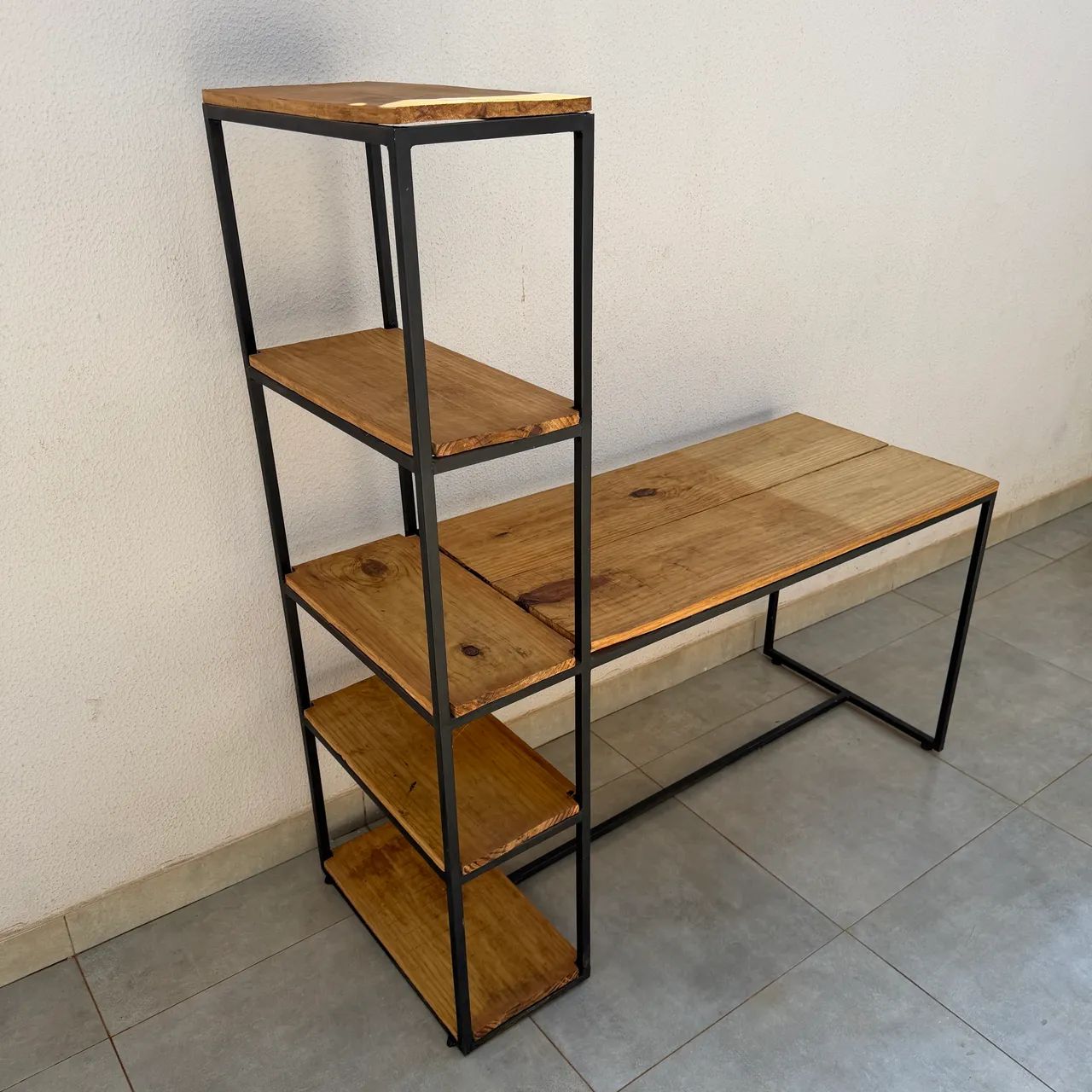 Mesa estilo industrial para computador - Foto 4