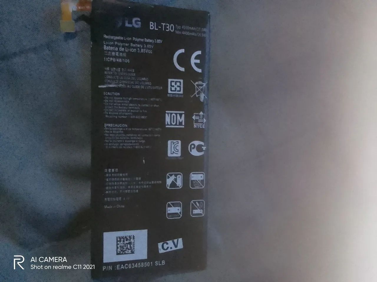 Bateria nova original LGK10Power 2017