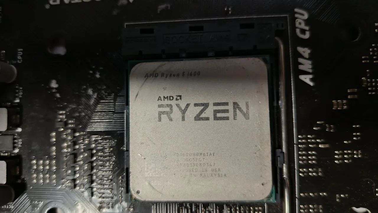 AMD Ryzen 5 1600 e placa mãe com defeito - Foto 2