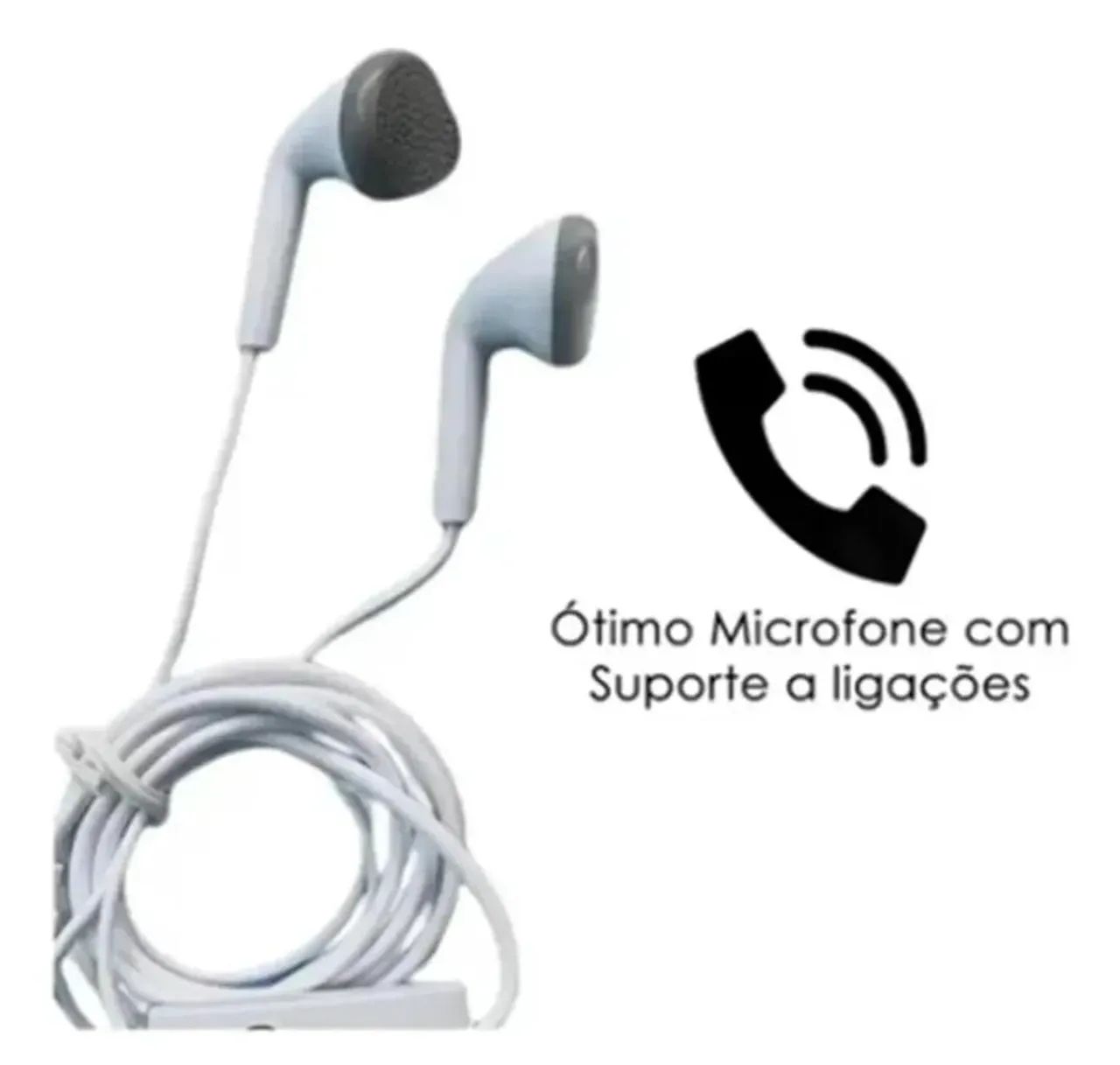 Fone De Ouvido Samsung Original P2 EHS61ASFWE Branco - Foto 5