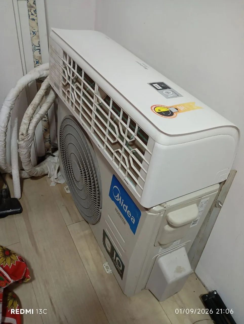 Ar condicionado 12 mil BTUs split midea - Foto 2