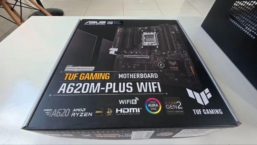 Placa Mãe Am5 A620 Asus tuf com Wifi - Foto 5