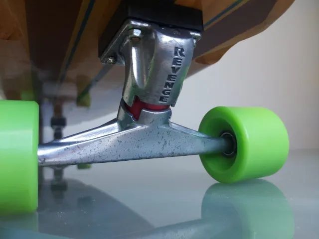 Skate Longboard Clássico Natural Wood 50 polegadas - Foto 2