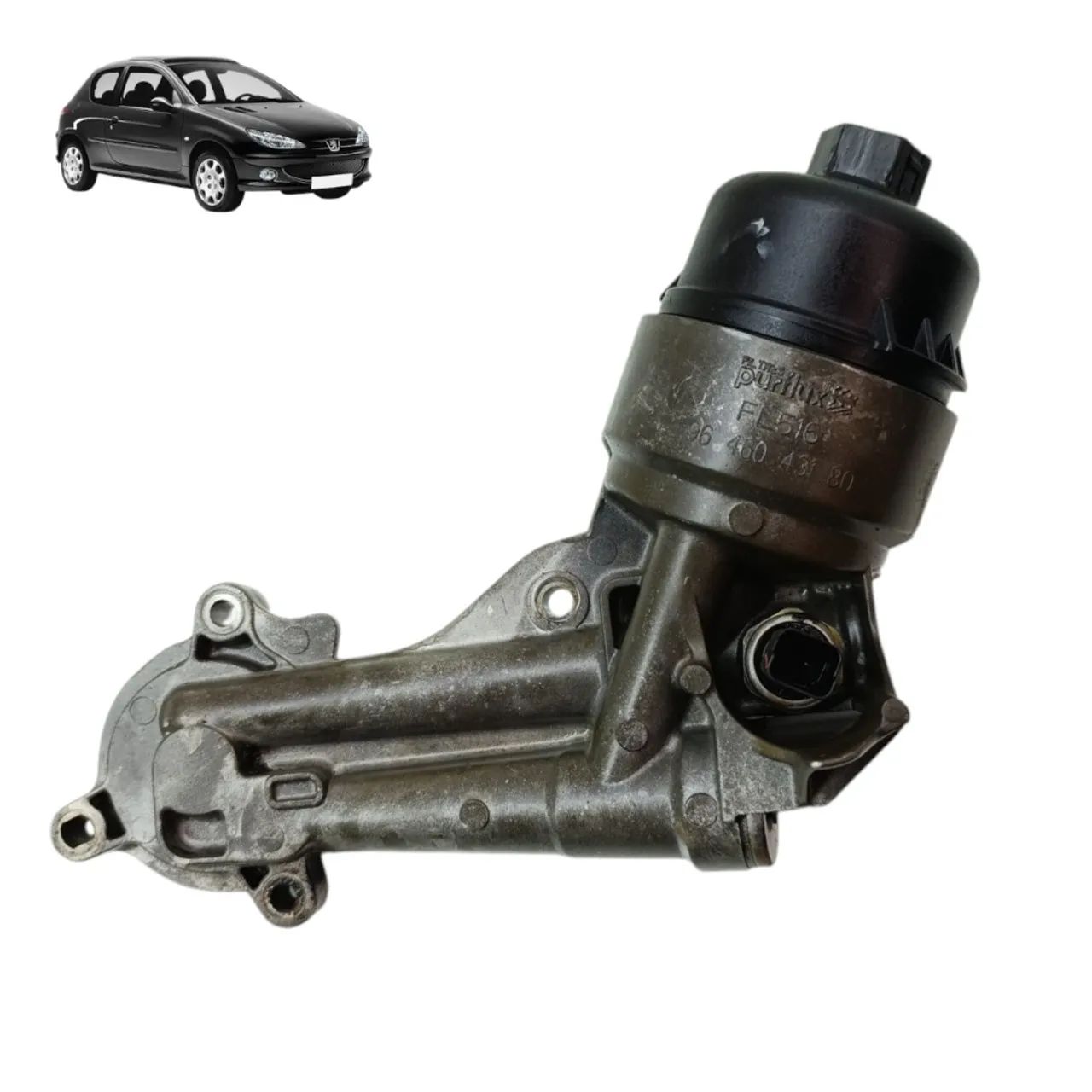 Suporte Filtro Óleo Motor Peugeot 206 207 1.4 Flex 2007 2008