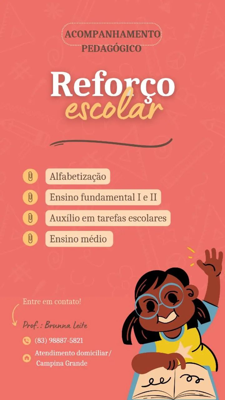 REFORÇO ESCOLAR - CAMPINA GRANDE 