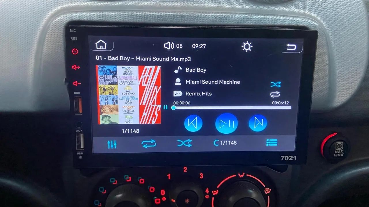 Som Multimídia Automotivo Tela 7? Polegadas!(carro,car play,vídeo,áudio,bluetooth,USB)? - Foto 2