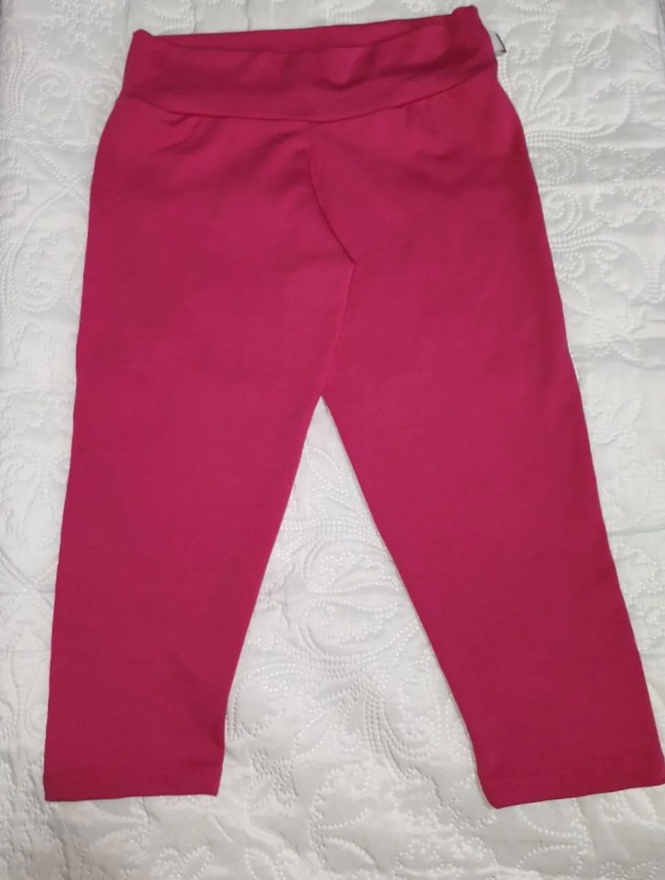 Calça Leg Legging Kaisan Nova Sem Uso Rosa Pink - Foto 2