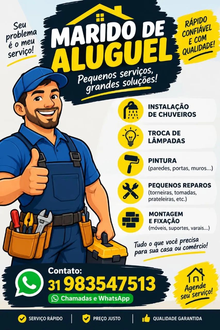 Marido de Aluguel - Pequenos Serviços e Reparos