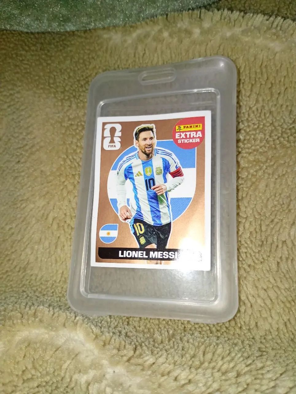 Figurinha do Messi legend bronze copa 2026