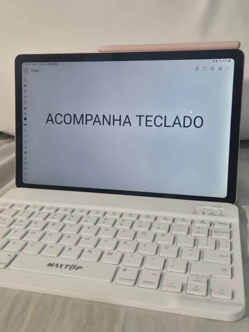 Samsung Tab S6 Lite Rosa / Acompanha Teclado - Foto 3