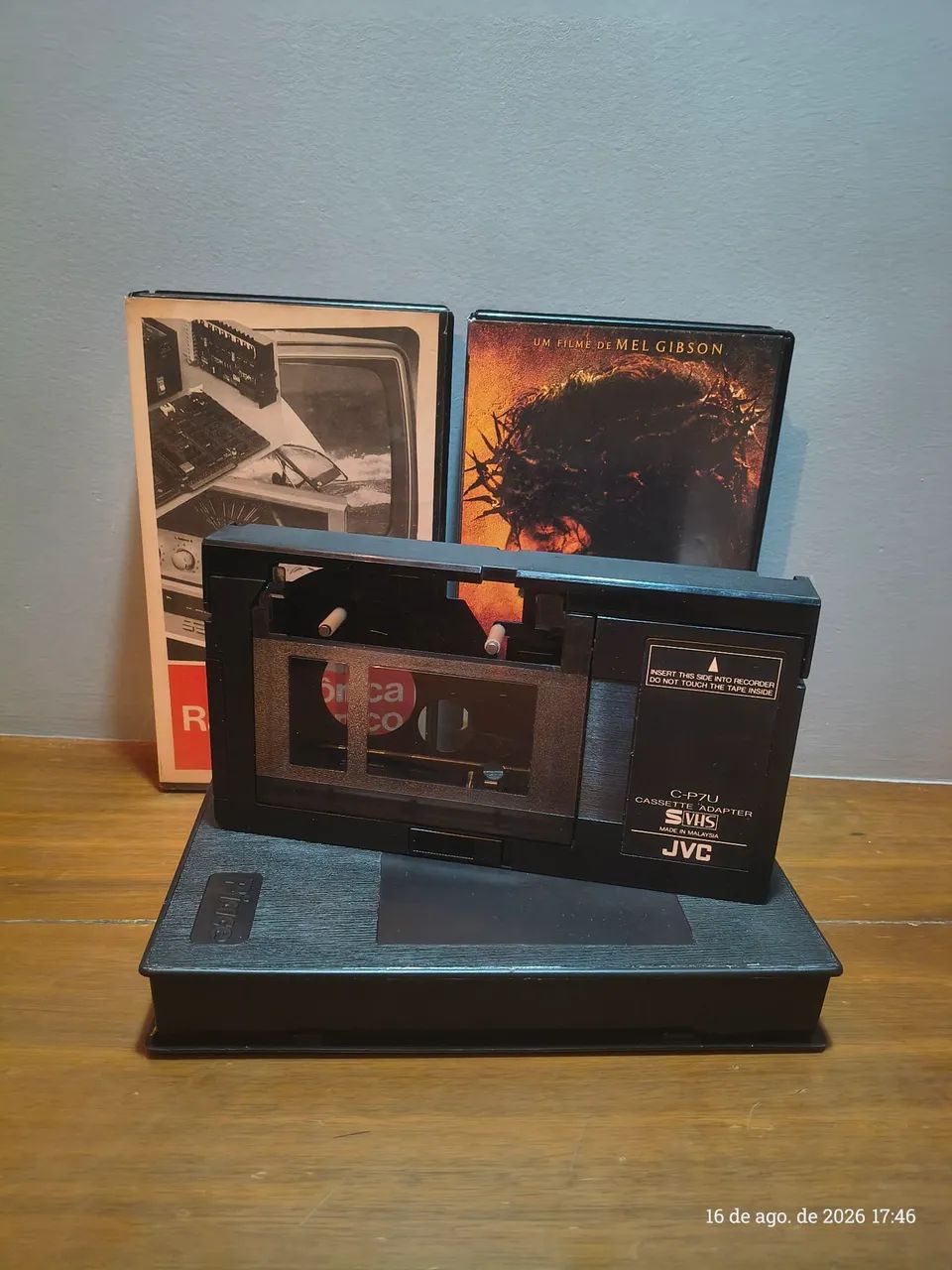 Vhs fitas e 1 Vhs Jvc adaptador 