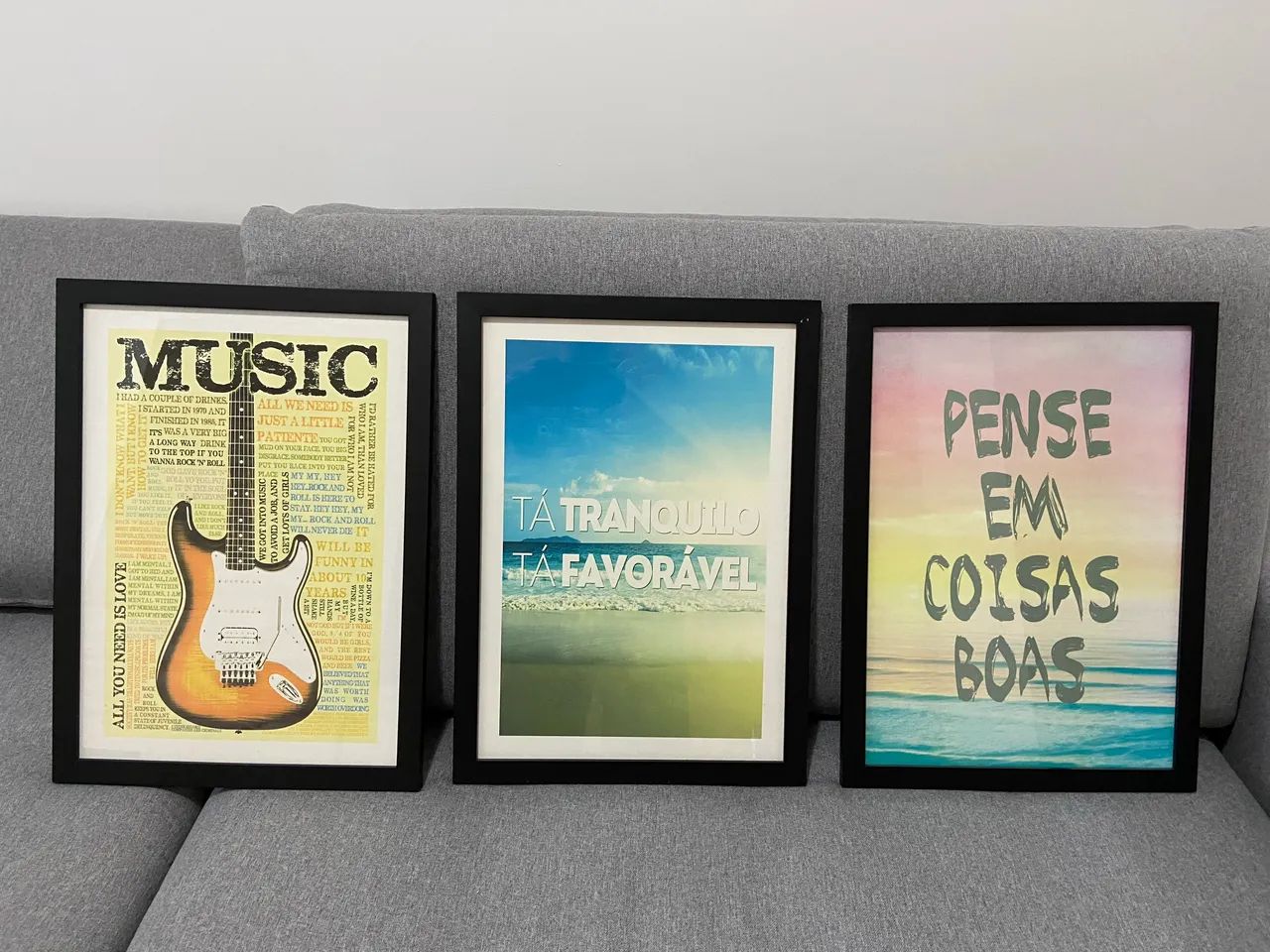 3 lindos quadros 45 x 33 cada 