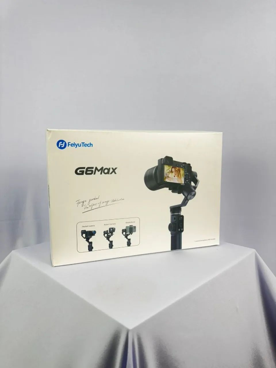 Gimbal FeiyuTech G6 Max 3 Eixos + Caixa e Acessórios - Acessórios