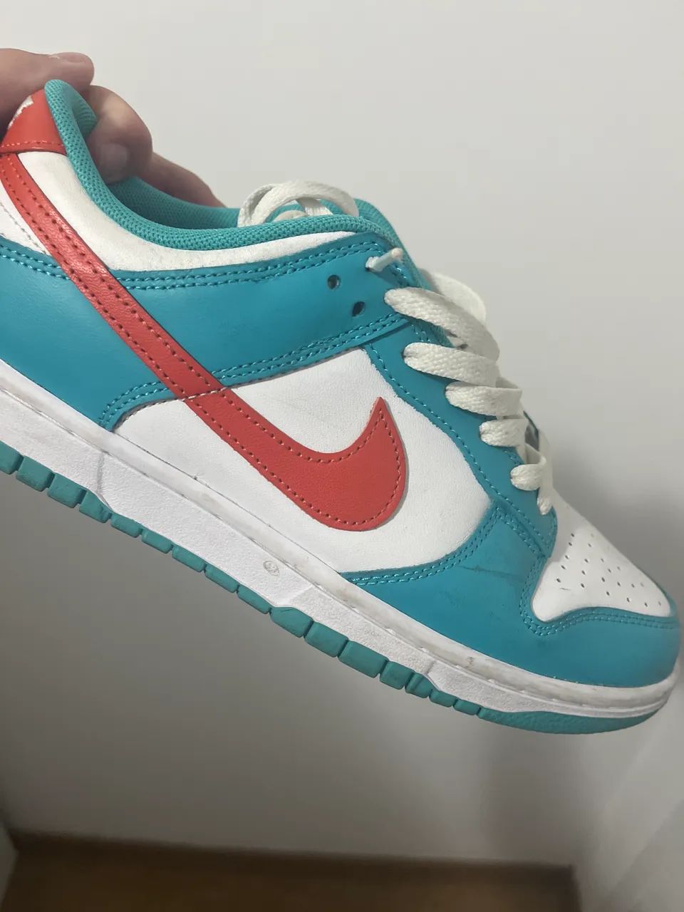 Nike Dunk Low Azul e Laranja Original - Bem Conservado - Tam: 40 - Foto 2