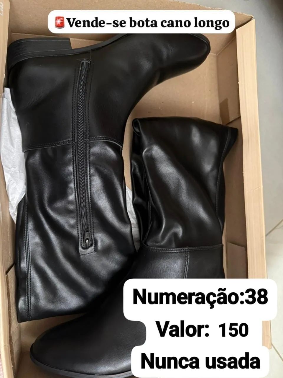 BOTA DE CANO LONGO