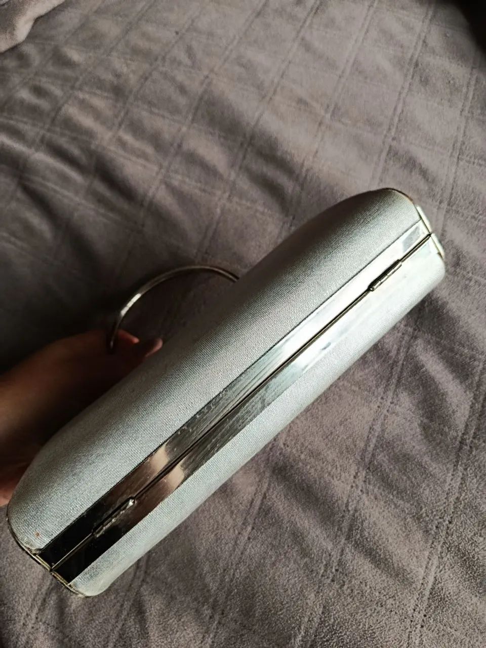 Bolsa de mão prata - Foto 3