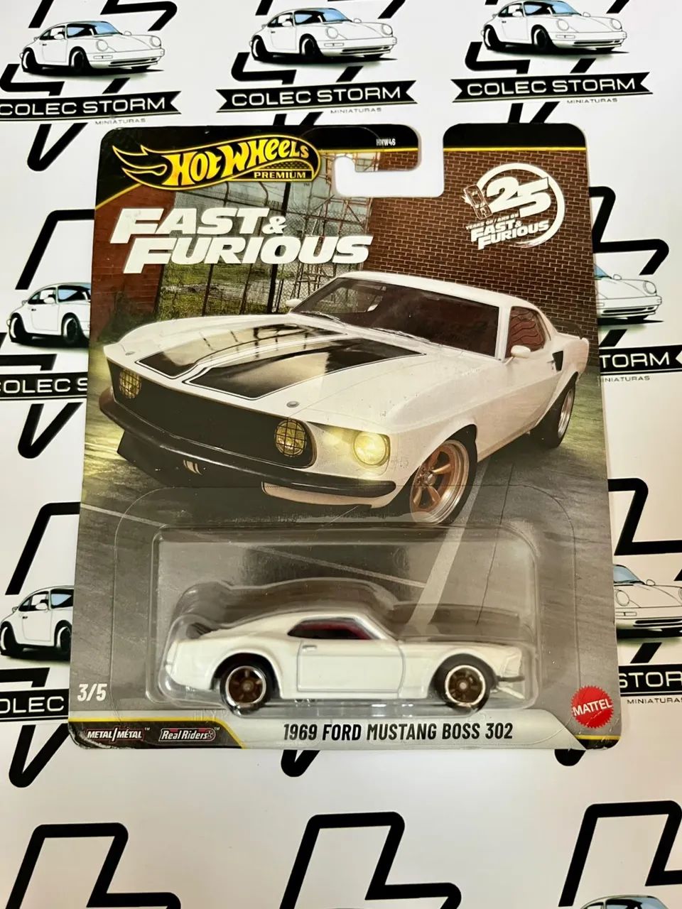 1969 Ford Mustang Boss - Hot Wheels Premium 