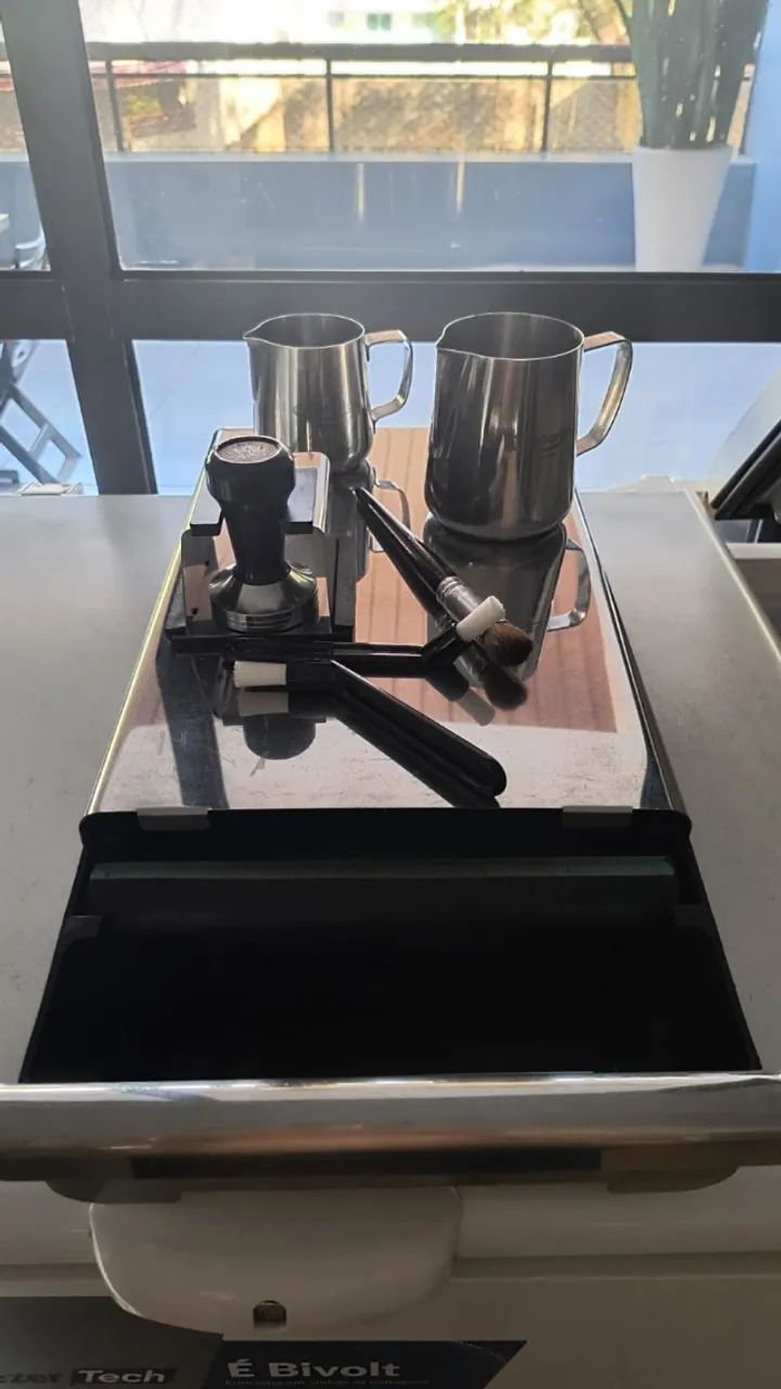 Gaveta de Borra e Kit para máquina de café expresso
