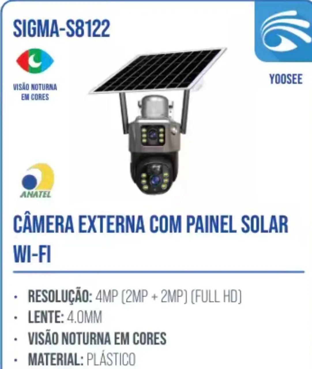 Camera de segurança wi-fi externa  - Foto 5