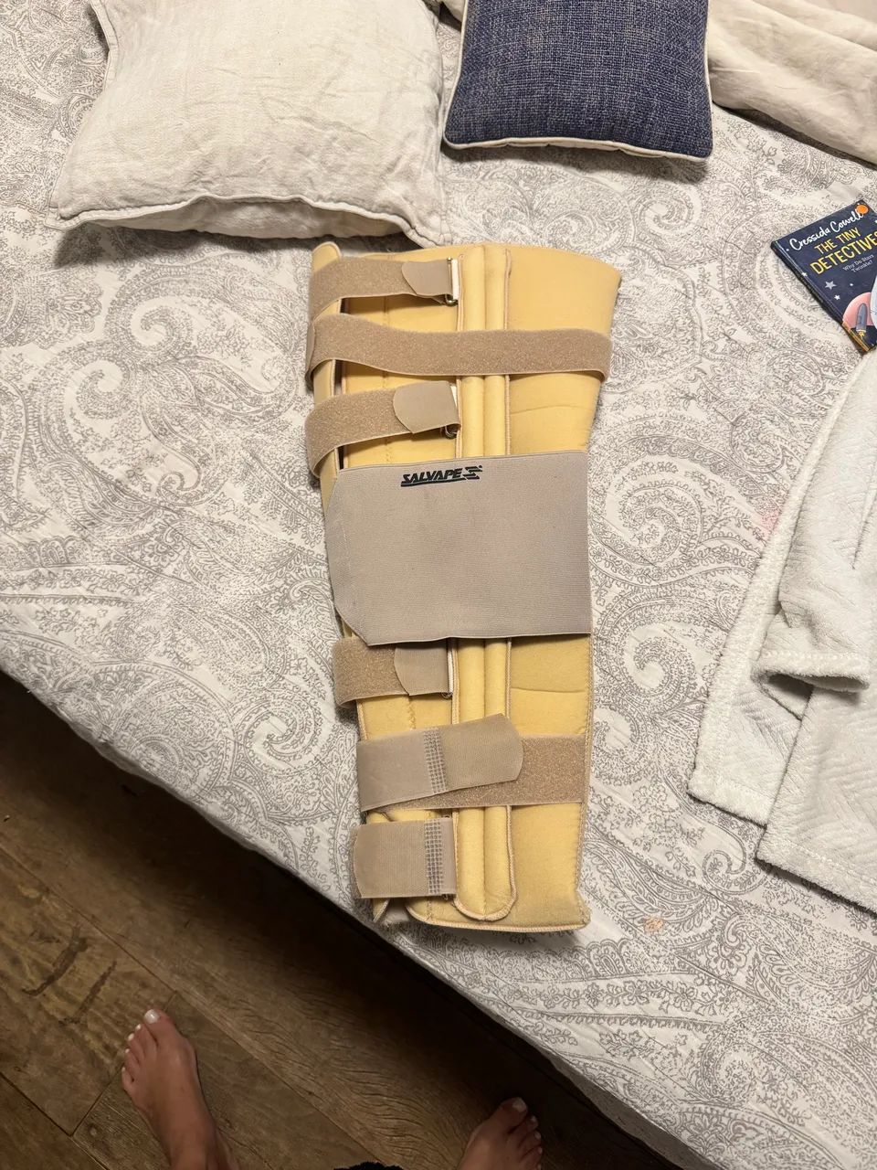 imobilizador de joelho direito salvape 