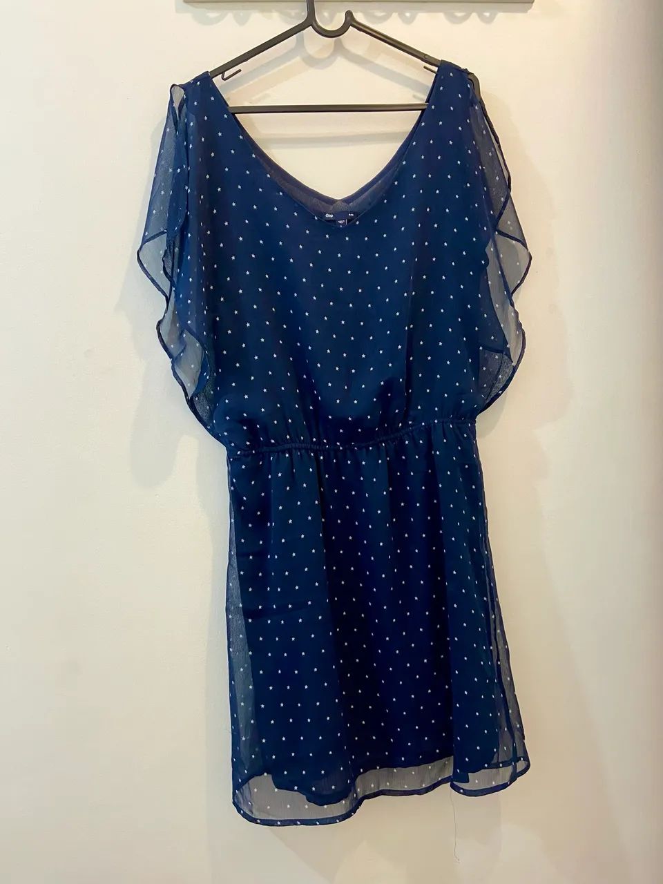 Vestido gap poá azul marinho - Foto 2