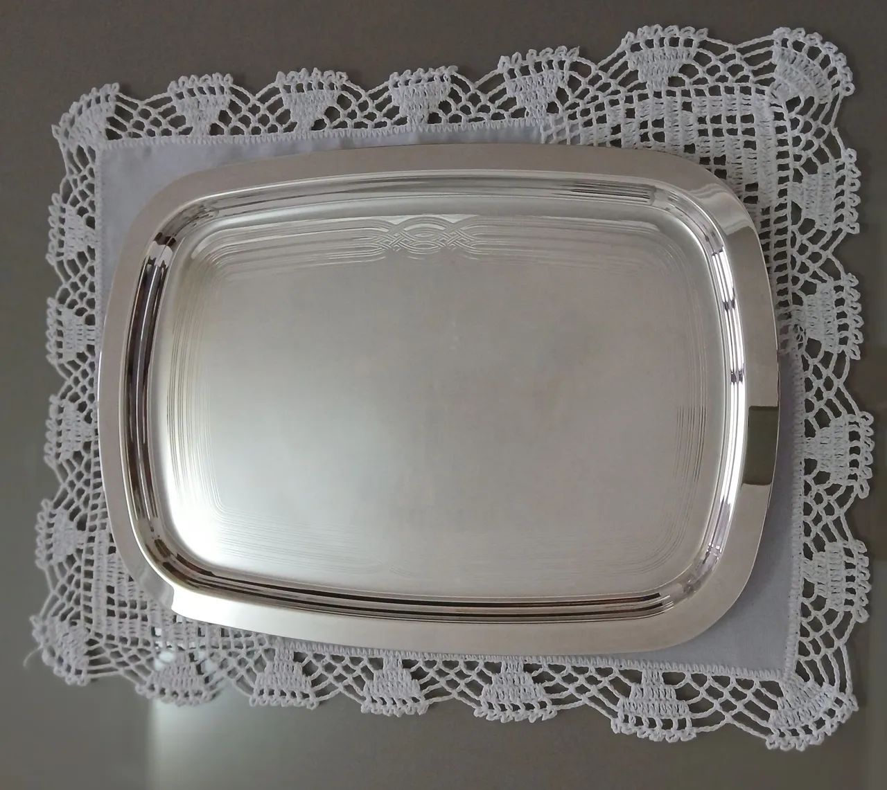 Bandeja em prata