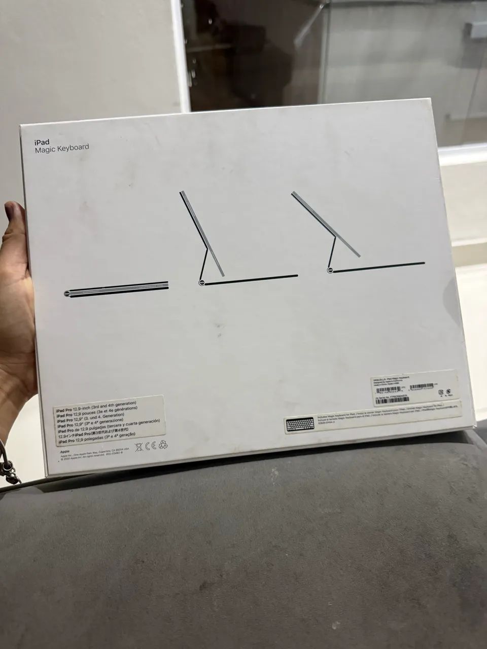 TROCO apple magic keyboard p/ ipad pro 11 e air 4a ger. a2261 ORIGINAL  - Foto 5
