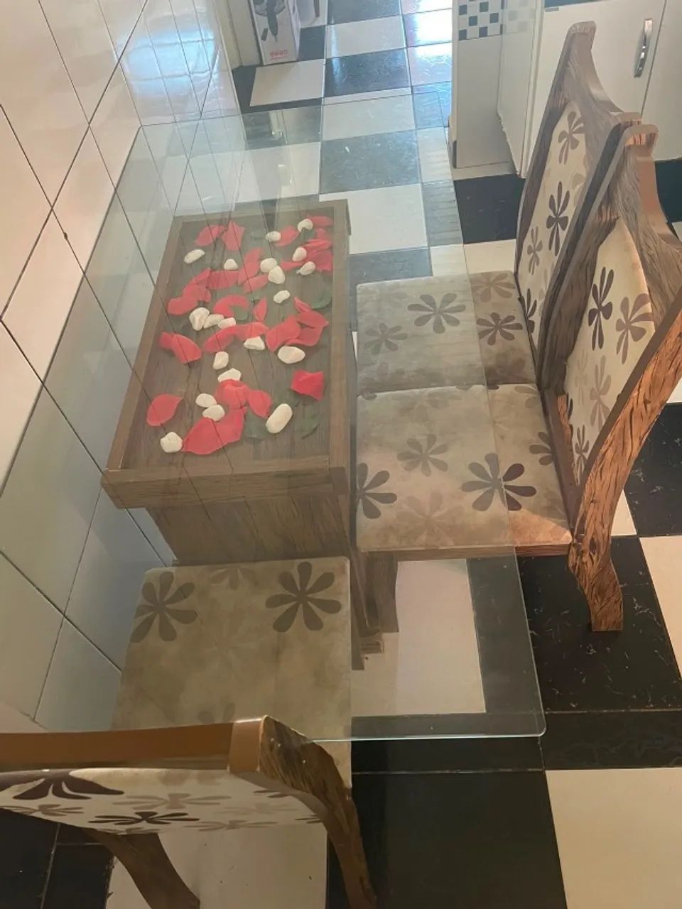 Mesa de vidro jantar  - Foto 3