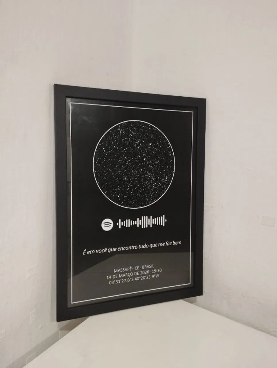 Quadro mapa das estrelas