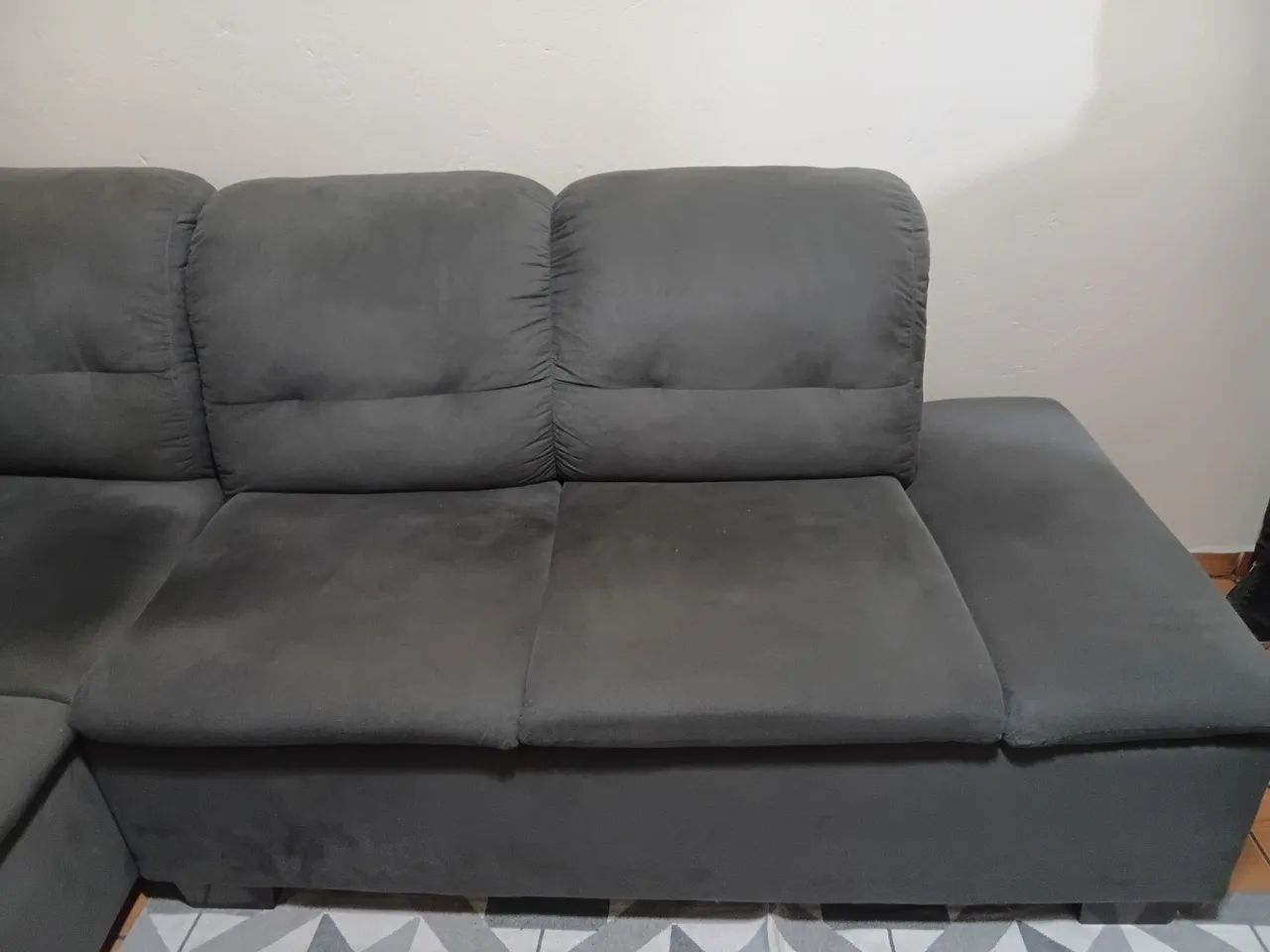 Vendo Sofá em L reformado - Foto 3