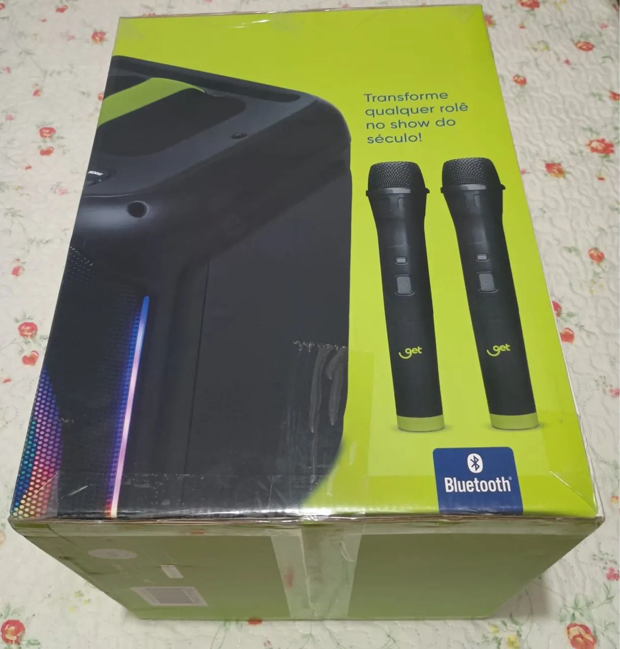 VENDO CAIXA GET COM 2 MICROFONES ZERADA - Foto 3