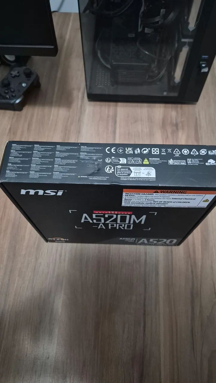 Placa mae A520m msi am4