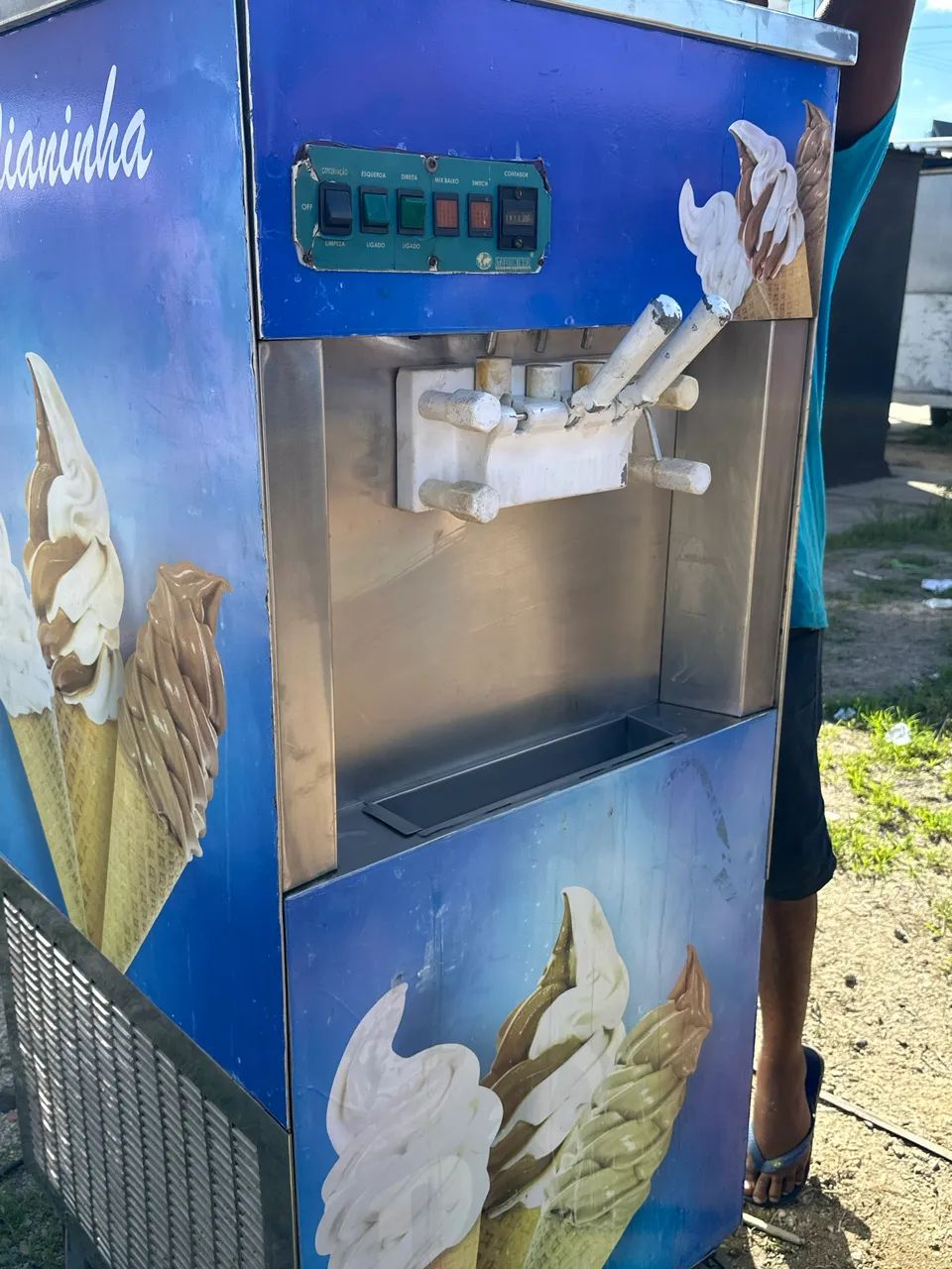 Máquina de sorvete italianinha - Foto 2