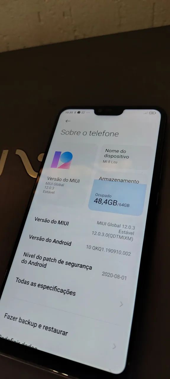Xiaomi MI 8 lite usado - Foto 2