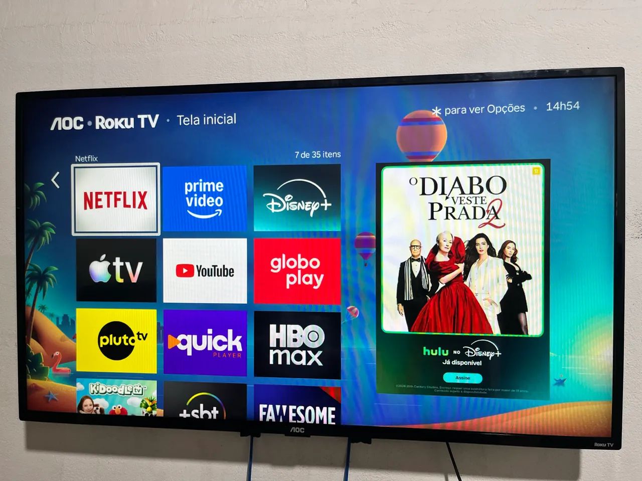 Smart tv aoc Roku de 43 polegadas  - Foto 2