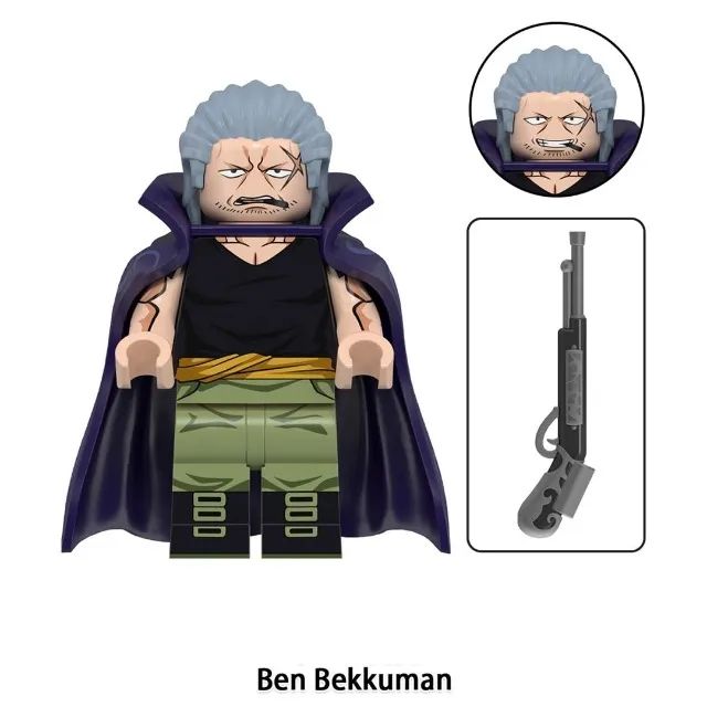 One piece minifigures Zoro de coleção Monkey D Dragon Luffy Ceasar Clown Ben Bekkman - Foto 5