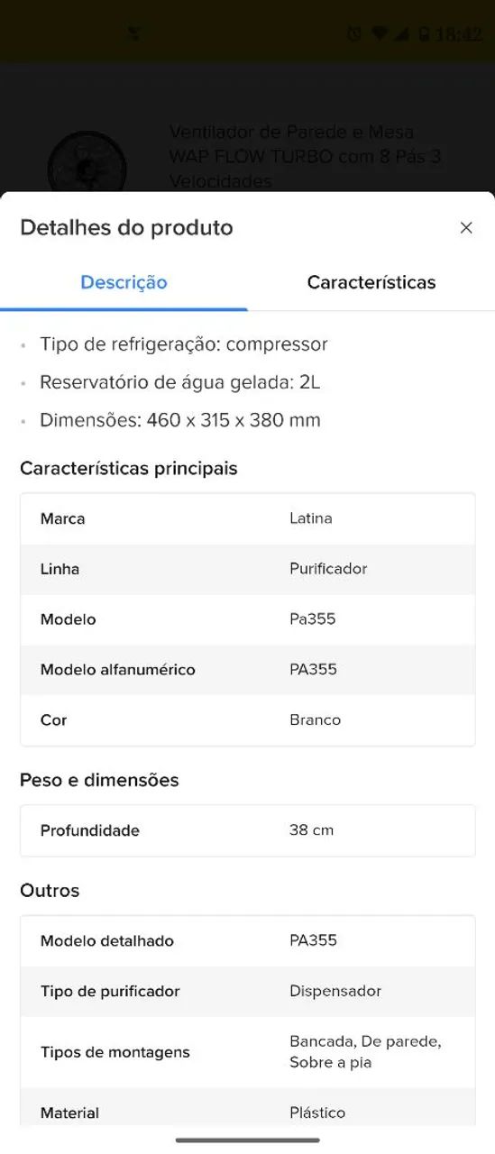 Purificador de água Latina BR 355 - Foto 6