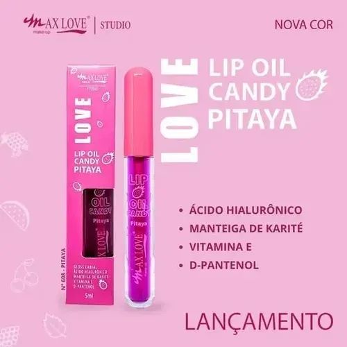 Lip Oil Candy Pitaya Maxlove - Foto 2