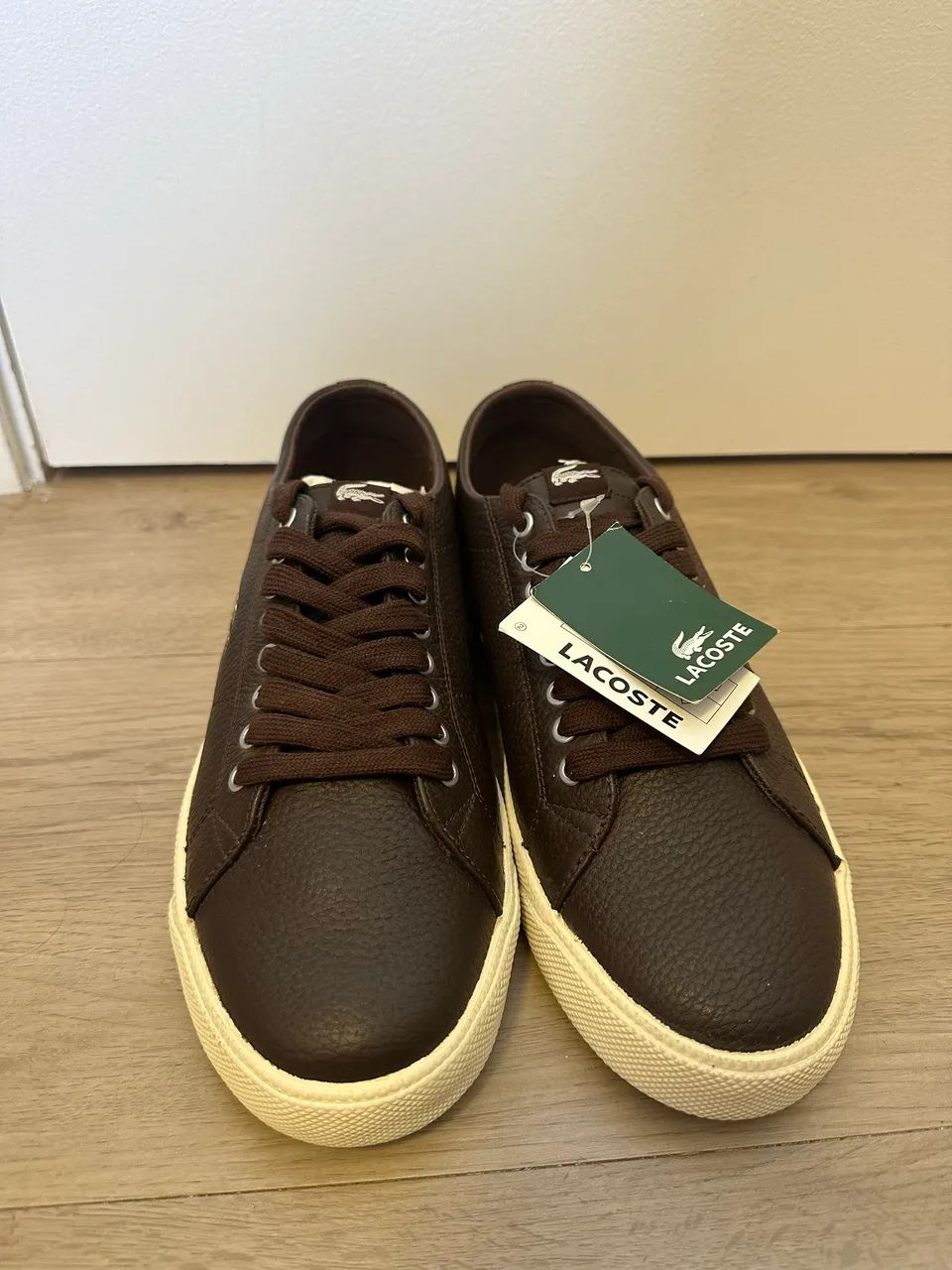 Tênis Lacoste Marrom Original Masculino  - Foto 2