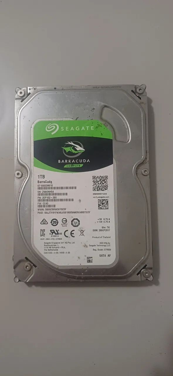 HD Seagate Barracuda 1TB418417260993587200