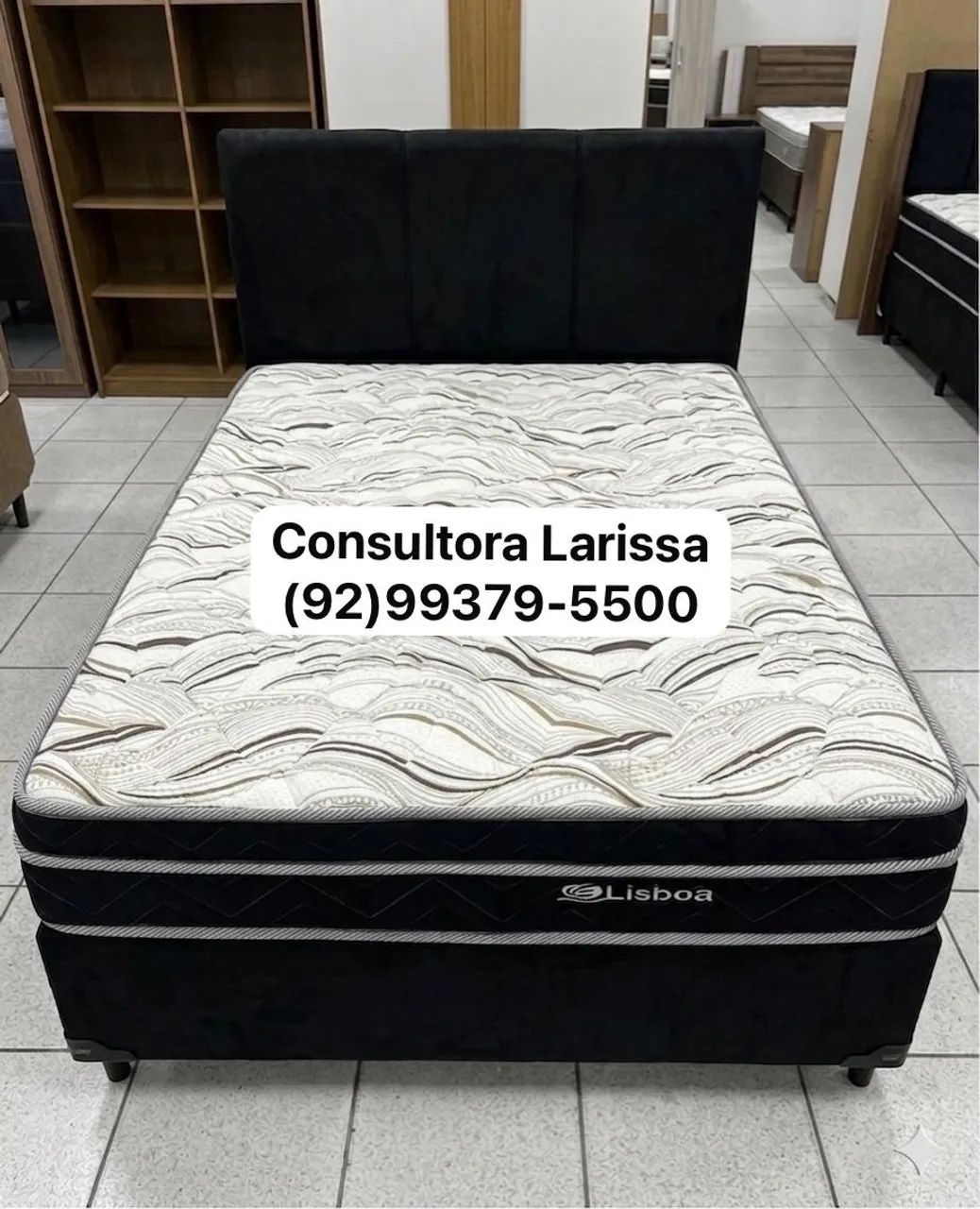 Cama casal com molas ensacadas 
