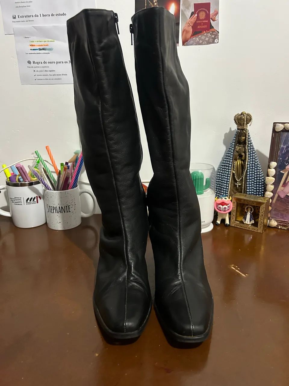 Bota de couro 