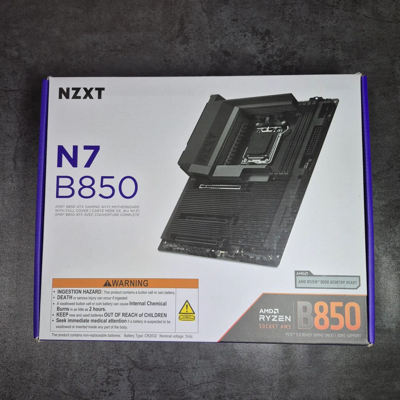 Placa mãe NZXT N7 B850 na garantia - Foto 3
