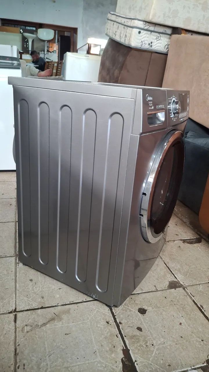 LAVA E SECA MIDEA 11KG INOX SEMI-NOVA - Foto 2