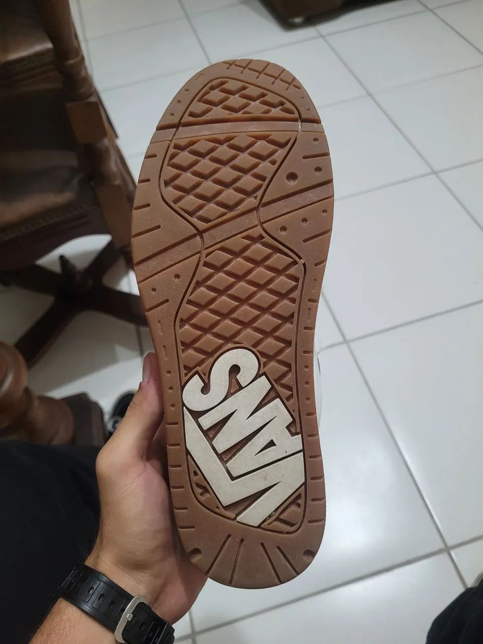tênis vans hylane white gum - Foto 3