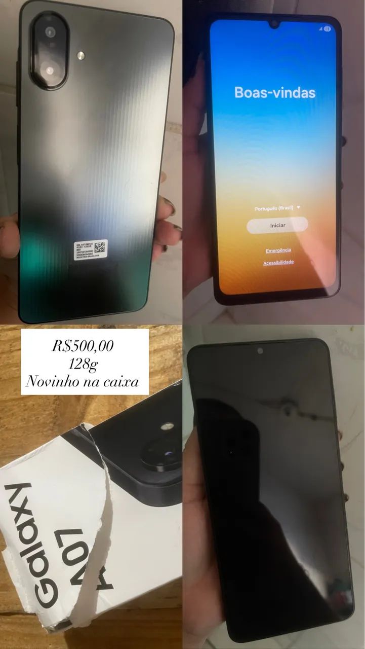 Celular Galaxi A07 128 gigas
