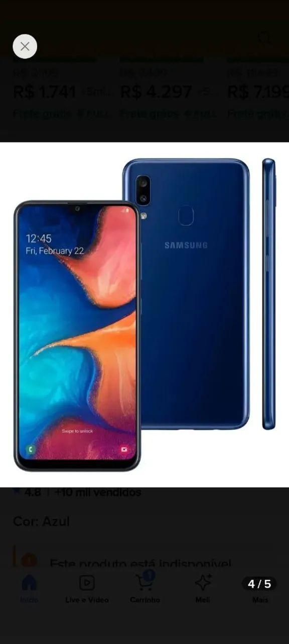 Galaxy A20 Samsung 