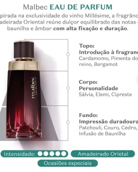 MALBEC EAU DE PARFUM O BOTICARIO - Foto 4