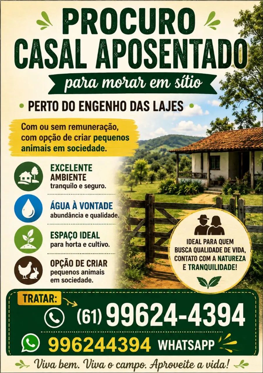 Preciso de um Caseiro 