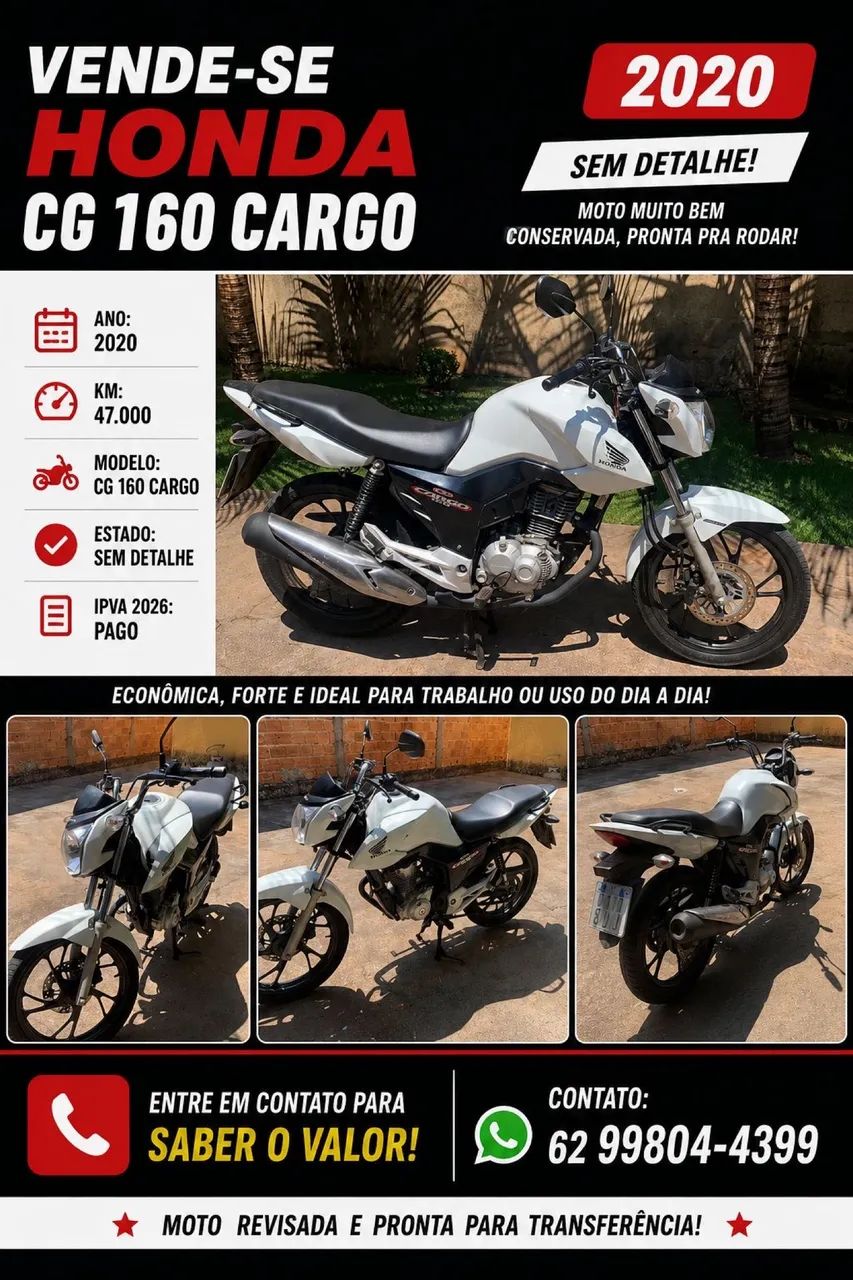 Honda CG 160 Cargo  - Foto 4